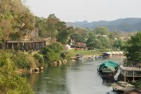 From Bangkok: Kanchanaburi War Cemetery and Death Railway..