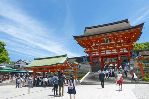 Depuis Osaka : Excursion à Kyoto avec le sanctuaire de Fushimi Inari