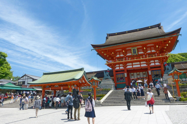 Da Osaka: Escursione di un giorno a Kyoto con il Santuario di Fushimi Inari