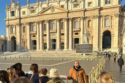 Roma: Visita guiada exprés a la Basílica de San Pedro