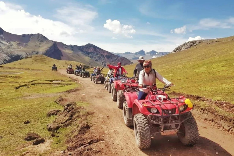 Da Cusco: Giornata intera alla Montagna Arcobaleno in ATV Quak BikeRainbow Moutain in ATV Giornata intera