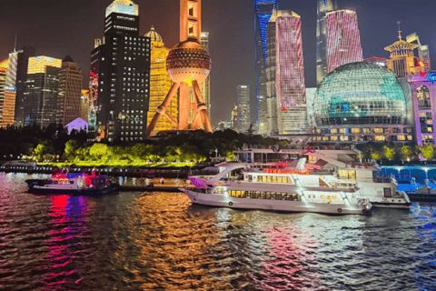 Shanghai Jinling East Road Pier Night Cruise: City Landmarks