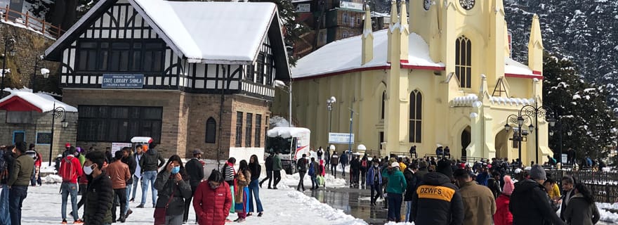 Shimla : Visite guidée à pied - Patrimoine, culture et chemin colonial