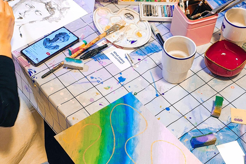 Łódź: English-Language Speak & Paint Workshop
