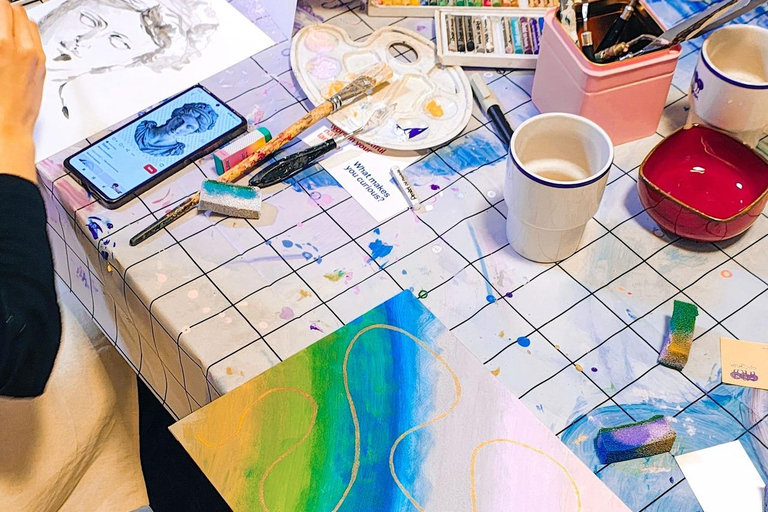 Łódź: English-Language Speak & Paint Workshop
