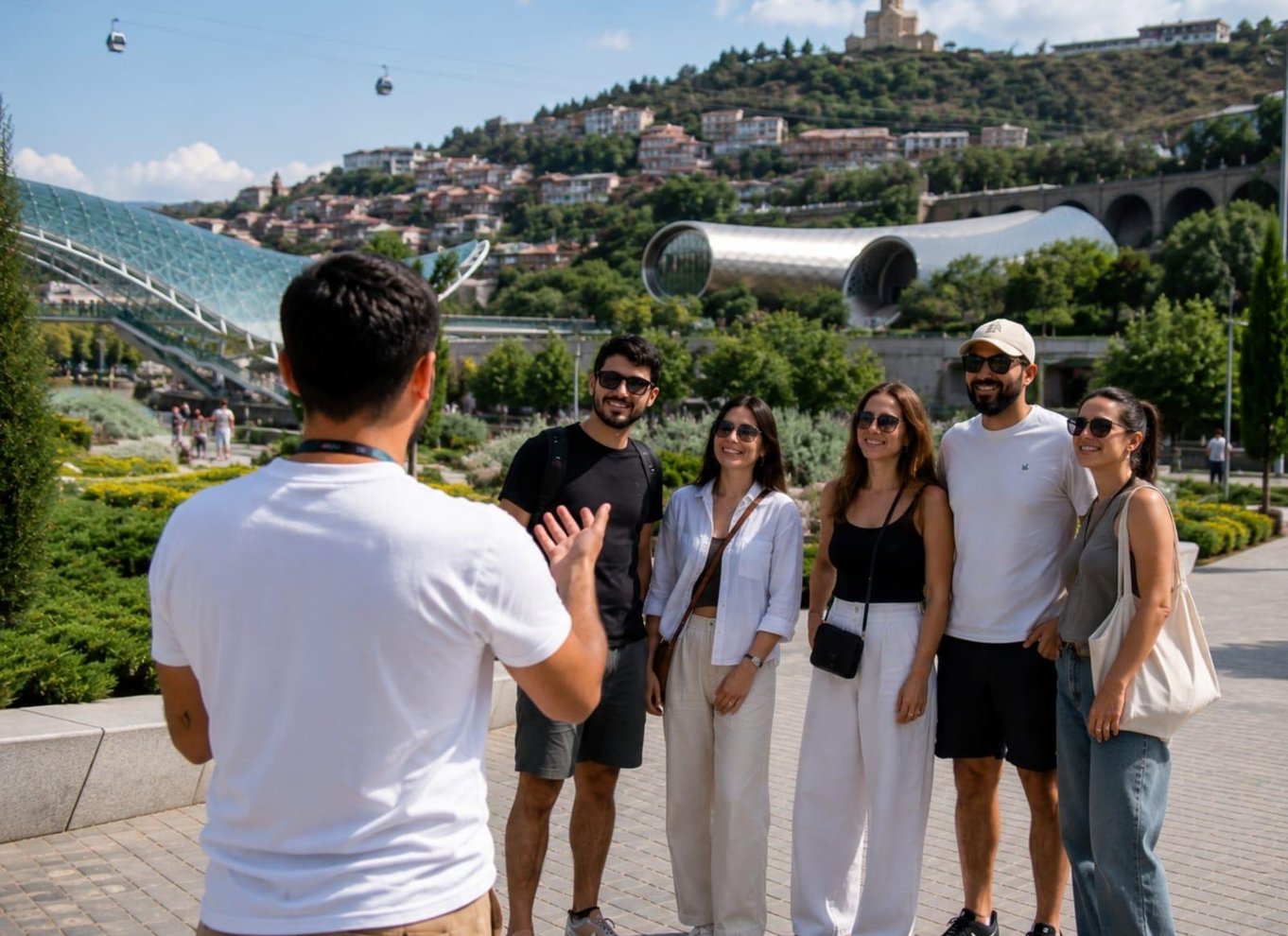 Byvandring i den gamle bydel i Tbilisi med guide og gratis vinsmagning