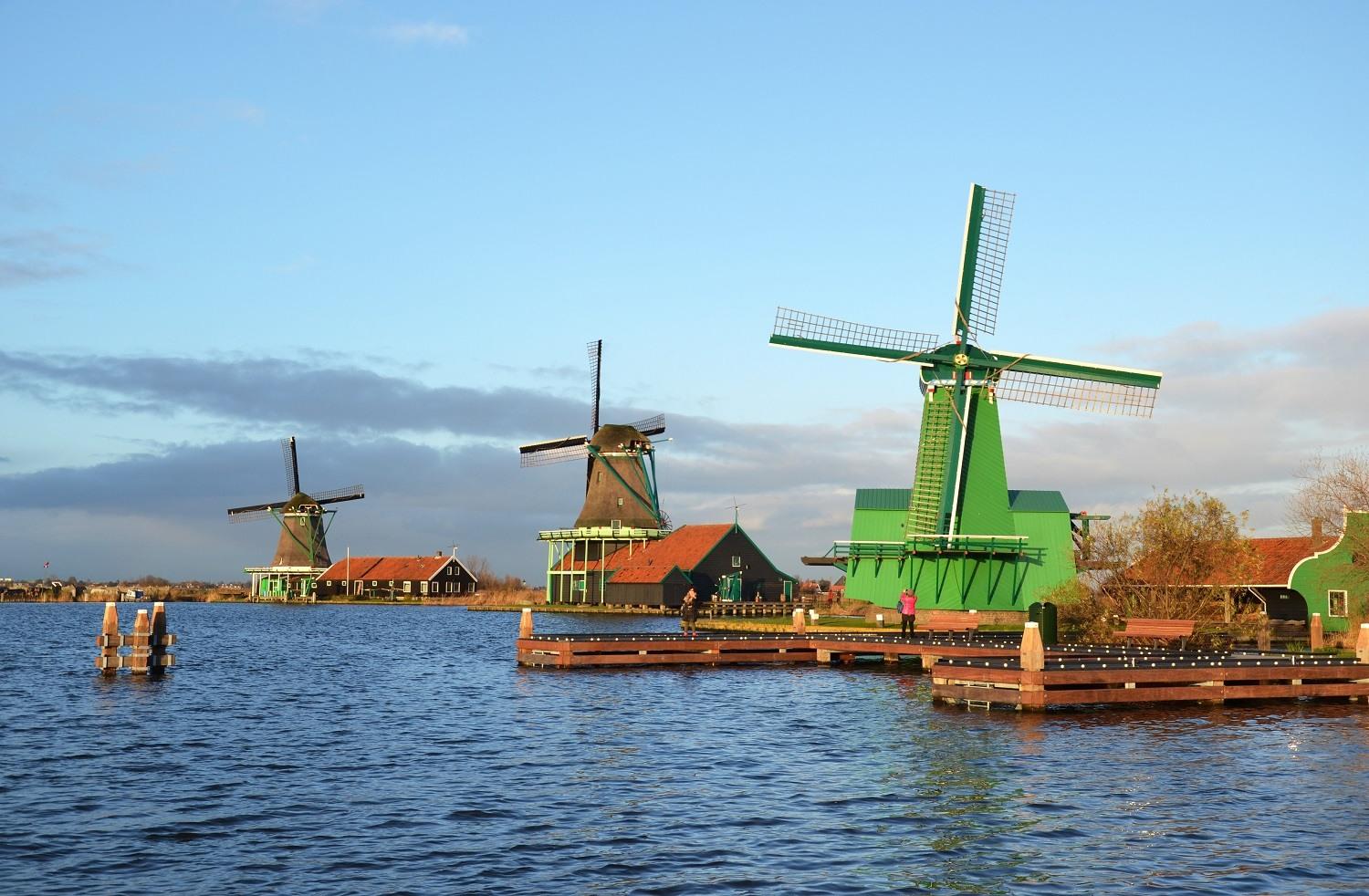 Zaanse Schans Windmühlen Volendam Käserei Monnickendam
