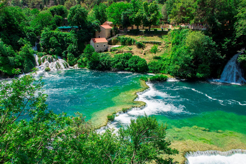 From Split: Krka Waterfalls Tour with Boat Ride & Swimming
