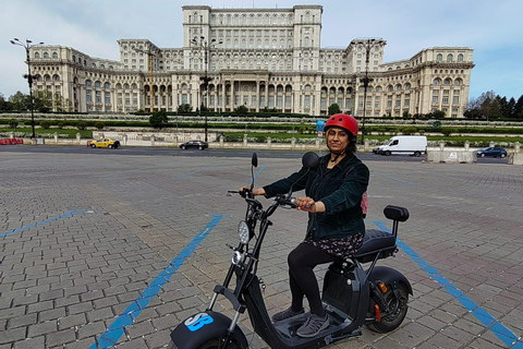 Tour della città elettrica di Bucarest con Smart Balance #green