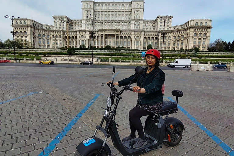 Visite de la ville électrique de Bucarest par Smart Balance #green