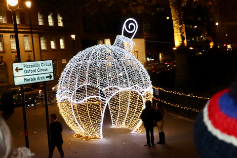 London: Live Guided Christmas Lights Open-Top Bus Night Tour London Christmas Lights Tour - London Eye Departure