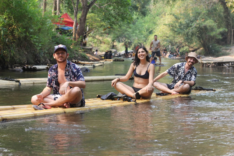 Chiang Mai: Elephant Sanctuary, Waterfall & Bamboo Rafting