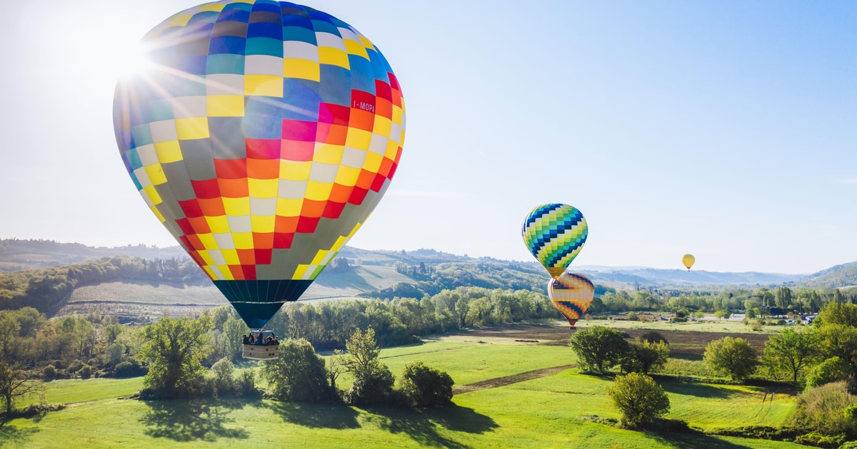 Hot Air Balloon, Pienza, Montalcino, Val D'orcia | GetYourGuide