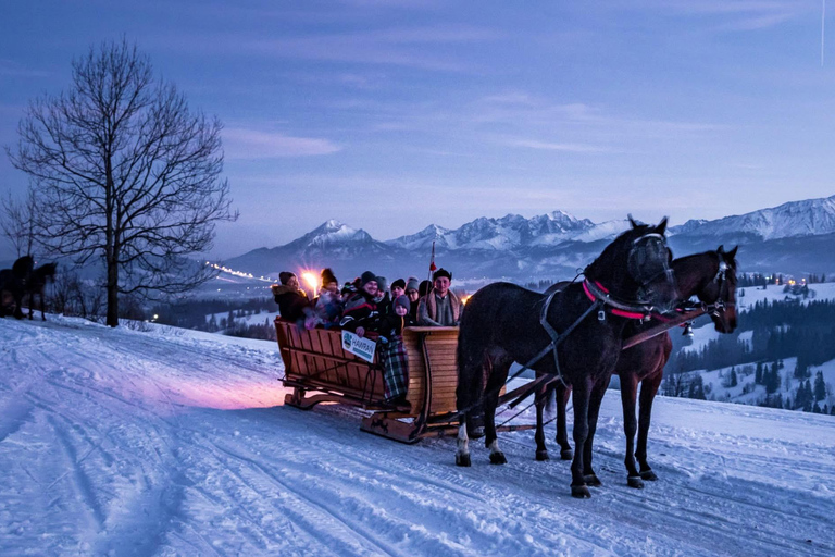 Zakopane Gubałówka Hill: Horse Sleigh Ride with local music