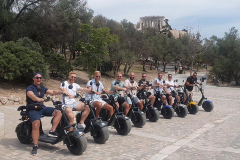 Athen: Geführte E-Scooter-Tour im Akropolis-Gebiet