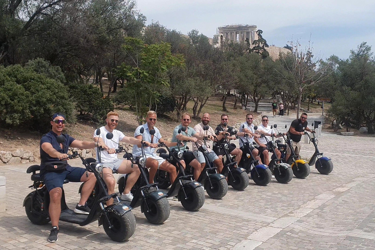 Athens: Premium Guided E-Scooter Tour in Acropolis AreaAthens: Guided E-Scooter Tour in Acropolis Area