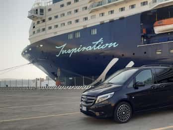Tour a terra dal porto di Messina: Taormina e i luoghi del Padrino
