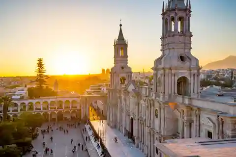 Visite pied à pied dans le centre historique d'Arequipa