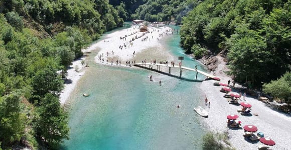 From Tirana/Durres: Shala River Adventure & Komani Lake Tour
