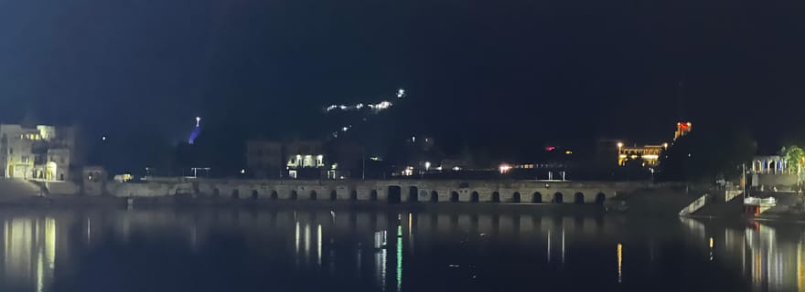 Visite à pied en soirée avec les rituels du feu - la route de Pushkar
