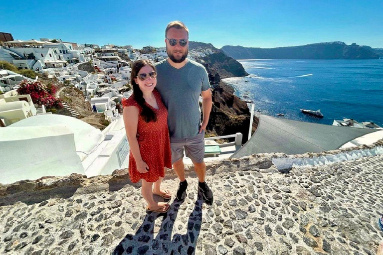 Excursão guiada pelo melhor de Santorini de 6 horasSantorini: Excursão ao melhor de Santorini com degustação de vinhos 6H