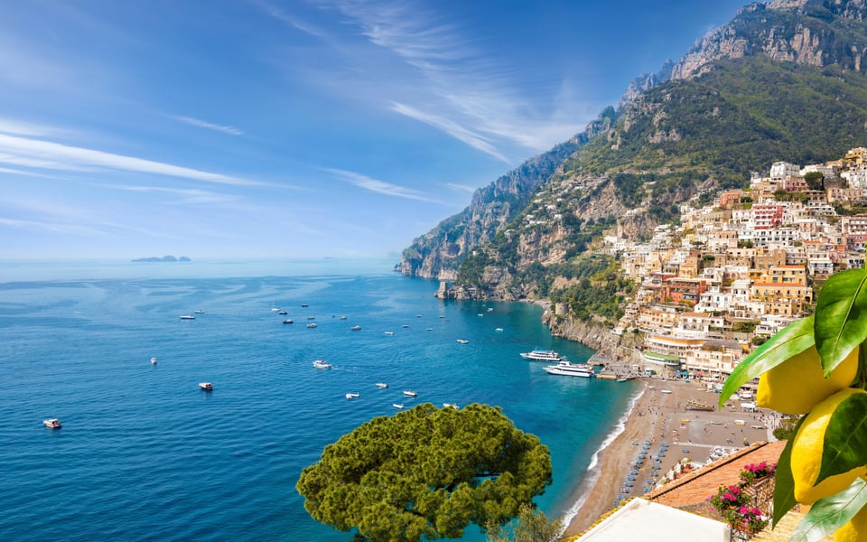 From Rome: Pompeii, Amalfi Coast and Positano Day Trip