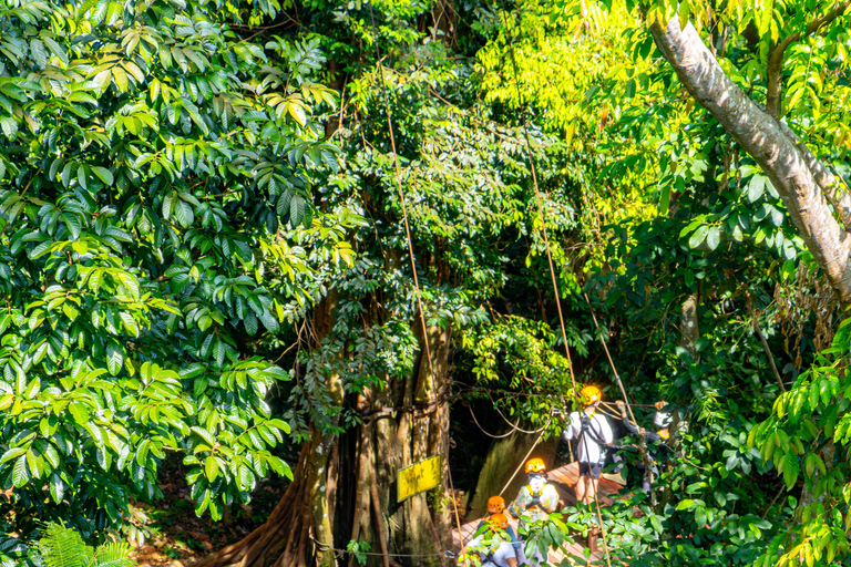 Phuket: Flying Hanuman Zipline Adventure SD4: Epic Adventure with Elephant Jungle