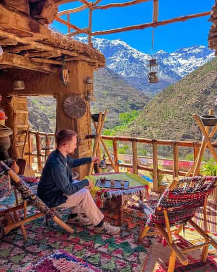 Marrakech : excursion dans les montagnes de l'Atlas avec déjeuner dans une maison berbère - trekking
