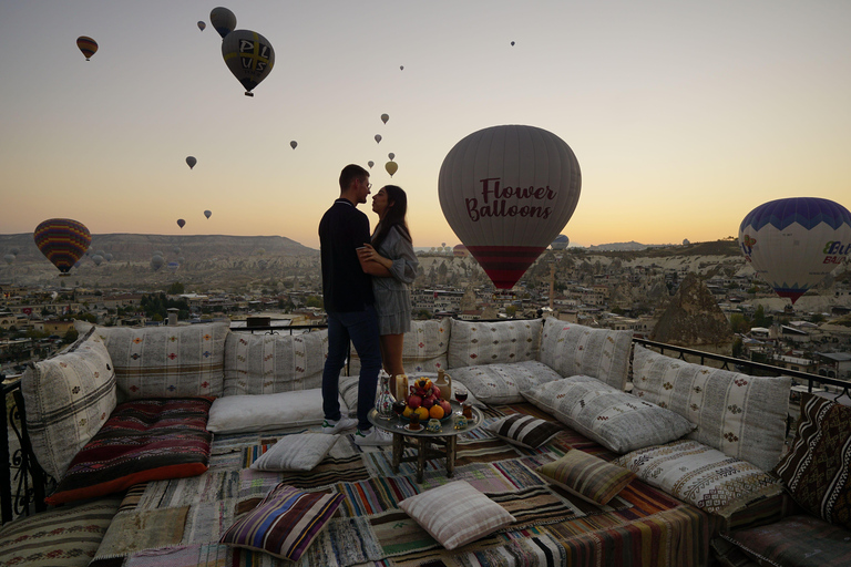 Cappadocia: Terrace Photo Spot With Balloon Flight View Basic Photography