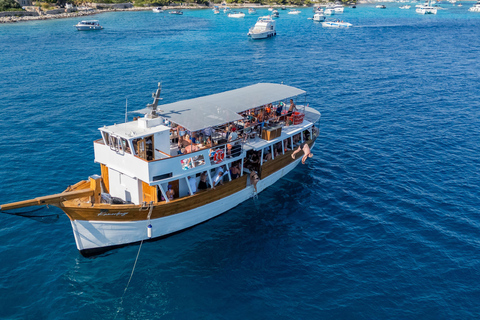 Trogir: 3 Islands, Blue Lagoon & Sandy Beach with Lunch Okrug Gornji: Blue Lagoon – 3 Island Tour with Lunch