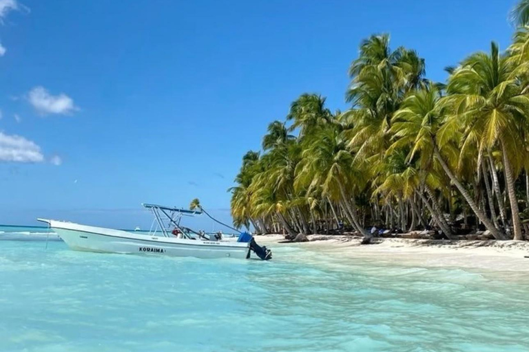 From Uvero Alto: Classic Catamaran Cruise to Saona Island
