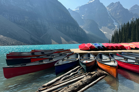 From Banff: Shuttle Service to Lake Louise & Moraine Lake.