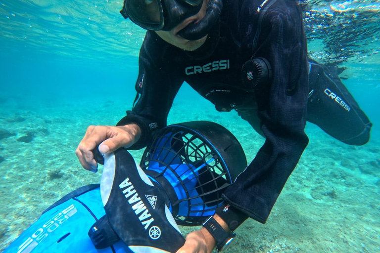 Chania: Sea Scooter Snorkling båttur