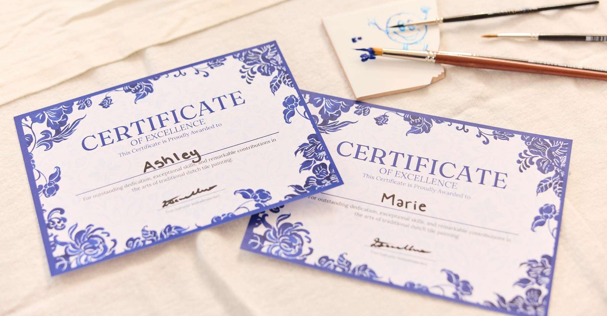 Amsterdam: Traditional Dutch Blue Tile Painting Workshop photo 20