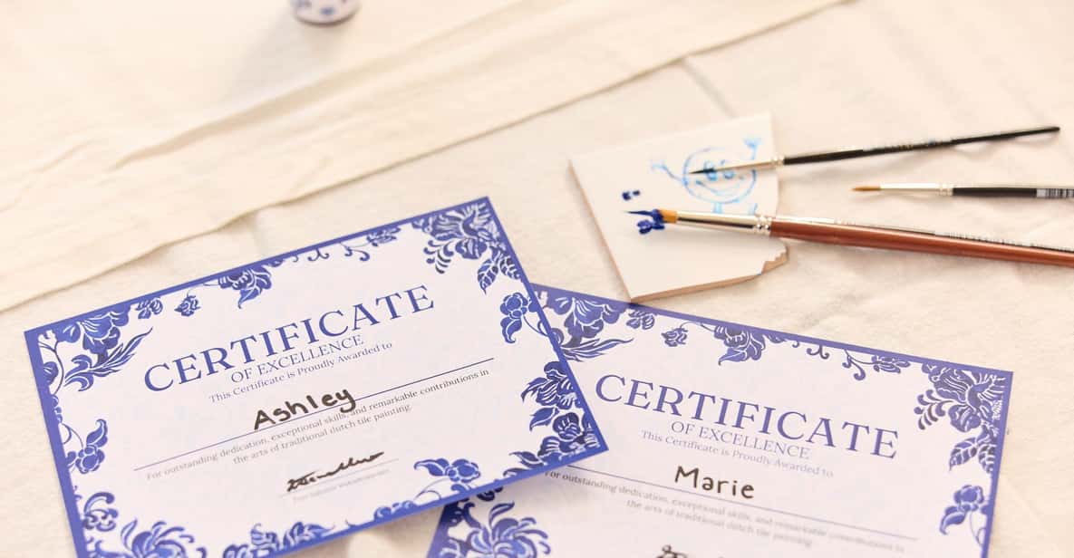 Afbeelding 20 van Amsterdam: traditionele Nederlandse blauwe tegelschilderworkshop