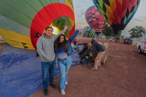 Mexico : Vol en montgolfière et visite de Teotihuacan