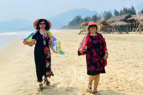 Privé auto Hoi An naar Hue, Lang Co strand, Hai Van pas
