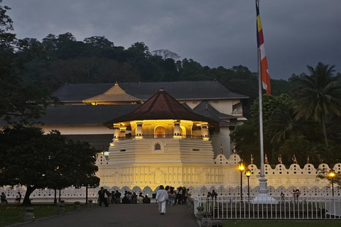 Kandy: Night Tour with Boat Safari, Cultural Show & Temples