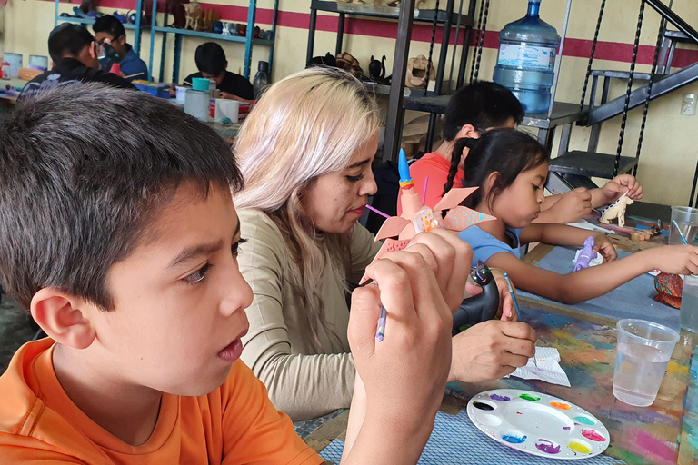 Oaxaca: taller de pintura de alebrijes con recogida del hotel