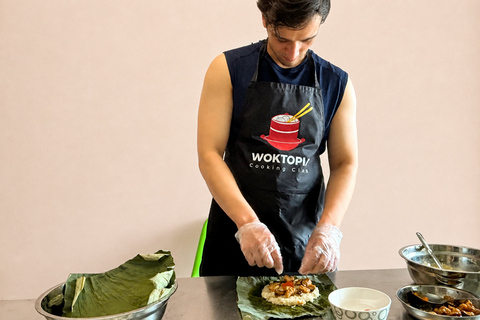 Guangzhou: Cooking Class Cantonese Dim Sum with Tea Tasting Sticky Rice & Chicken in Lotus Leaf
