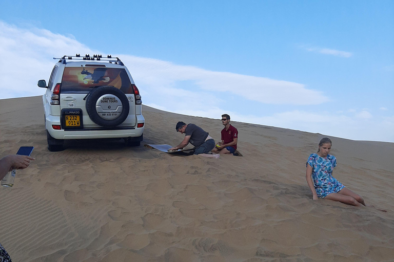 Swakopmund: Sandboarding Adventure. Slide down, Shuttle up!