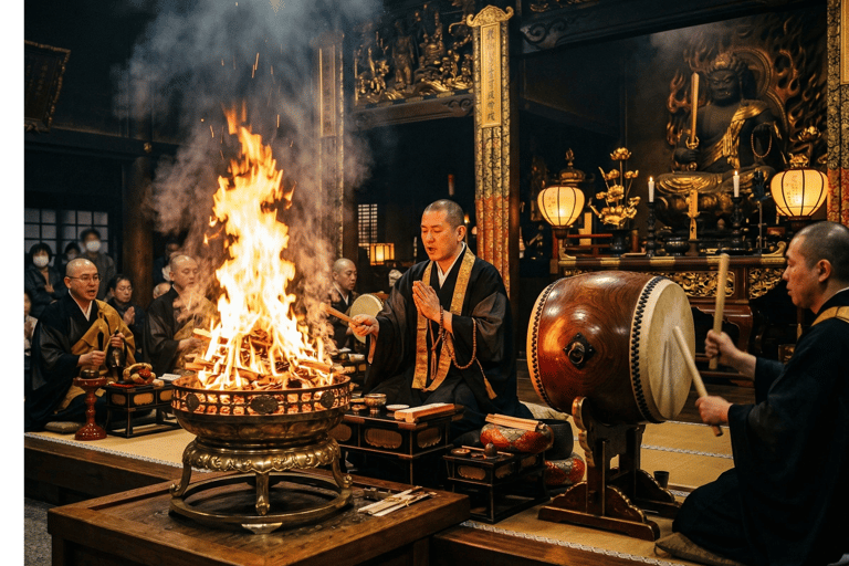 Fukagawa Private Tour + Fire Ceremony