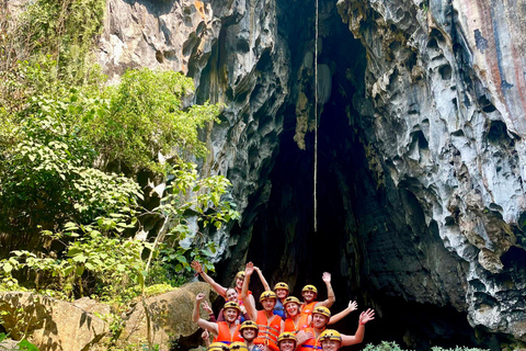 Phong Nha: Cave Exploration and Zipline Dark Cave Tour