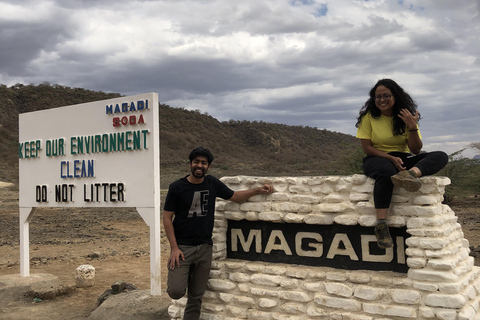 Nairobi: Dagsutflykt till Magadi-sjön med skjutbaneupplevelse