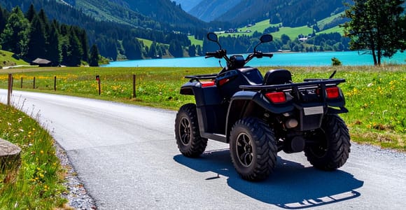 Interlaken: E-Quad Tour to Iseltwald | 18+ License Required