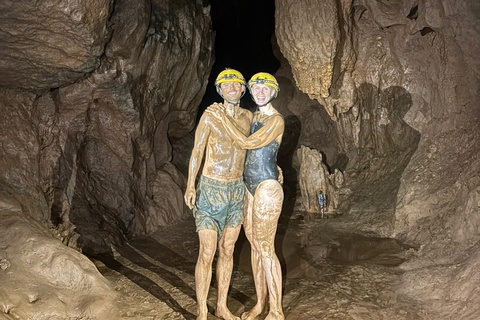 Phong Nha: Zipline Dark Cave & Paradise Cave Exploration Option 4: Full Adventure Experience - Drop-off in Hue