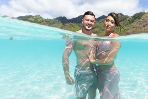Moorea : Séance photo professionnelle dans le lagon
