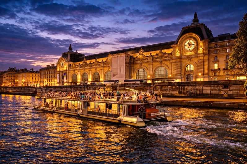 Paris: Day or Evening River Cruise with Musical Ambiance