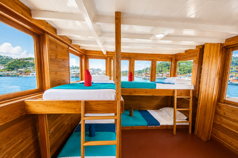 Labuan Bajo: 3-Day Komodo Sailing Ocean View Cabin All Fees Standard Boat | Sharing Room Ocean View | Tiket not Included