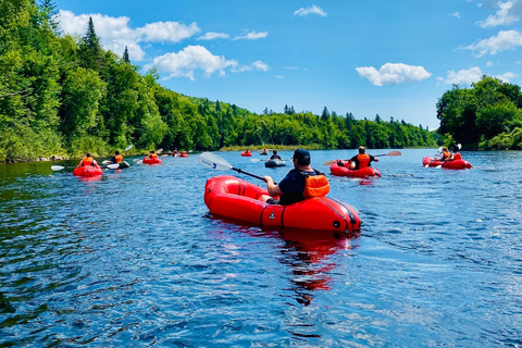 Quebec City: Montmorency River Inflatable Kayak Guided Tour Quebec City: Montmorency River Inflatable Kayak Guided Trip